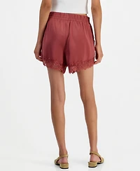 And Now This Women's Pull-On Satin Lace Shorts, 1-5/8" Inseam, Macy's Exclusive