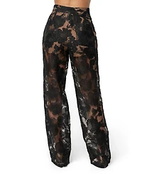 Jluxlabel Women's Organza Floral Pant