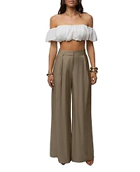 Jluxlabel Women's Monaco Wide Leg Pant