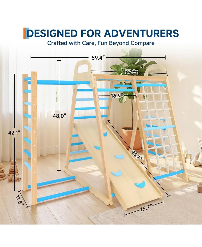 homfan Indoor Animal-Print Climbing Frame