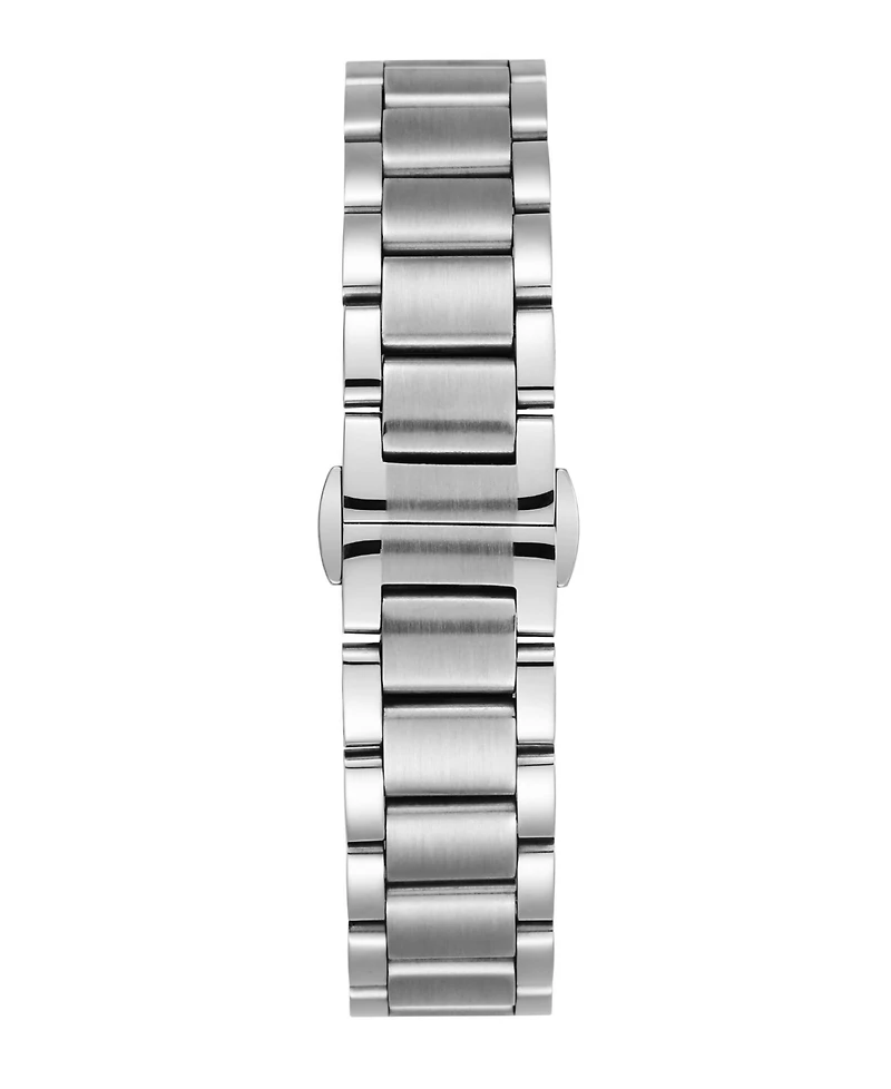Adornia Women's Silver Classic White Face Watch