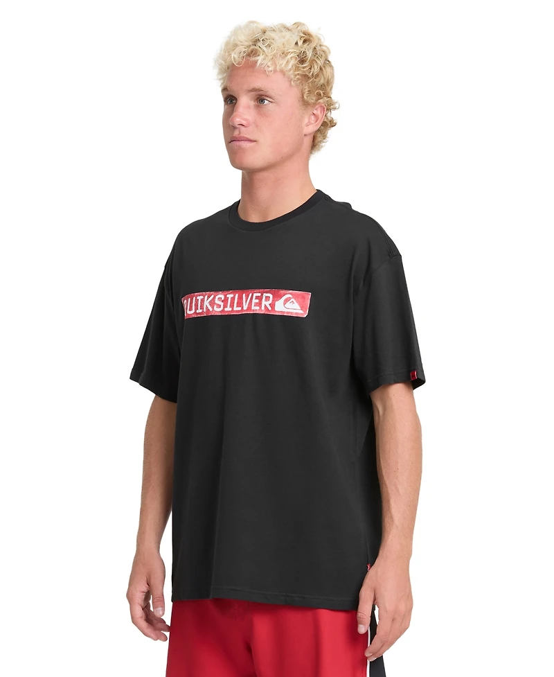 Quiksilver Men's Young Guns Clicker Red Box Oversized T-Shirt
