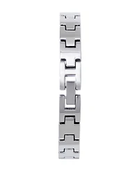 Adornia Women's Silver Florence White Face Watch
