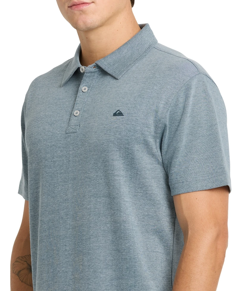 Quiksilver Men's Ultraviolet Protection Factor Stretch Moisture-Wicking Polo Shirt