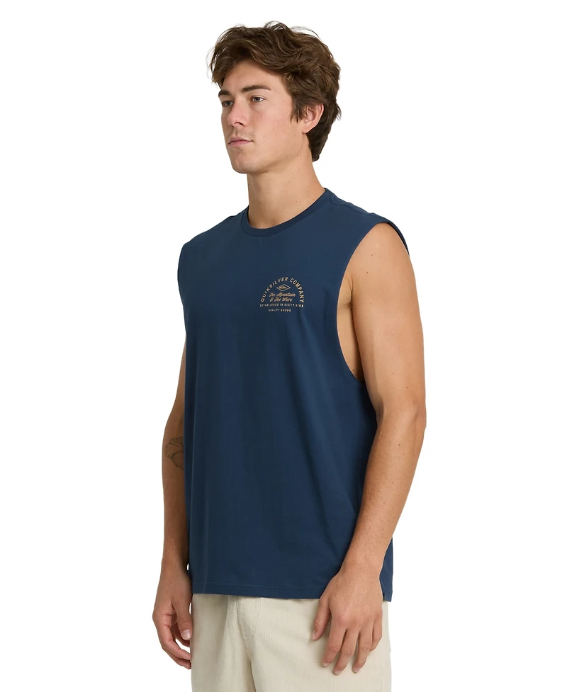 Quiksilver Men's Oversized Crewneck Muscle Tank Top