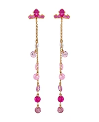 Girls Crew Crystal Disney Princess Sleeping Beauty Aurora Crown Dangle Earrings