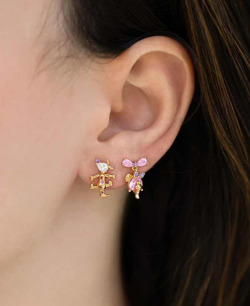 Girls Crew Crystal Disney Pooh's Dream Earring Set