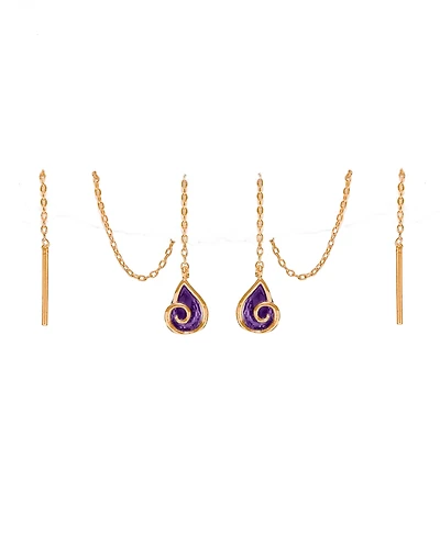 Girls Crew Crystal Disney Ursula Threader Earrings