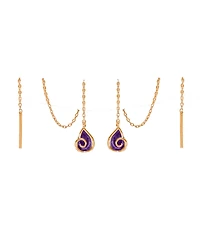 Girls Crew Crystal Disney Ursula Threader Earrings