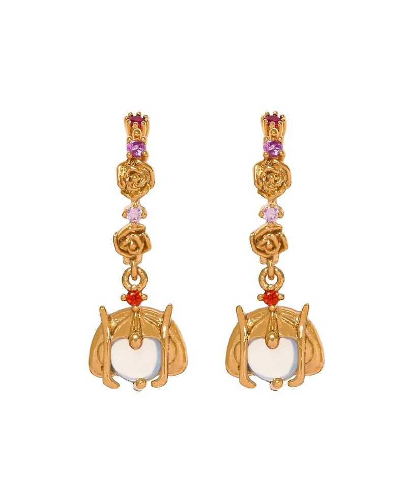 Girls Crew Crystal Star Wars Padme Amidala Hoop Earrings