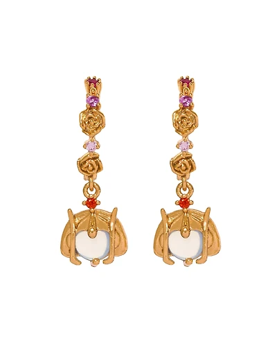 Girls Crew Crystal Star Wars Padme Amidala Hoop Earrings