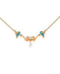 Girls Crew Crystal Disney Princess Cinderella Fairytale Necklace