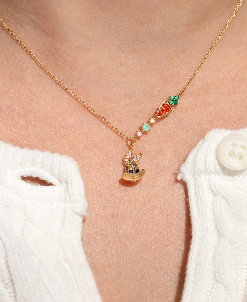 Girls Crew Crystal Looney Tunes Bugs Bunny What's Up, Doc Necklace