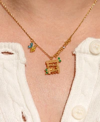 Girls Crew Crystal Disney 100 Acre Wood Necklace