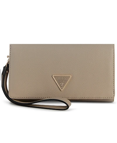 Guess Shimmer Phone Organizer Magnetic Snap Wristlet