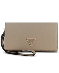 Guess Shimmer Phone Organizer Magnetic Snap Wristlet