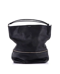 Pre-Owned Saint Laurent Paris Long Hobo Leather
