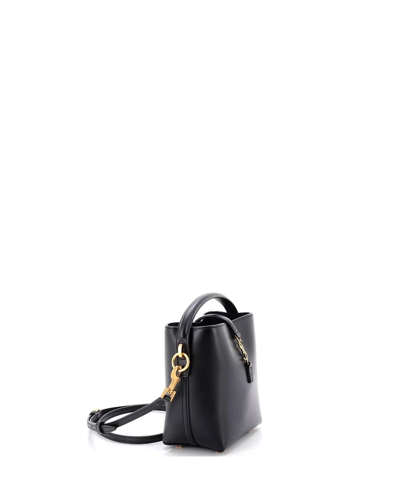 Pre-Owned Saint Laurent Mini Le 37 Bucket Bag Leather