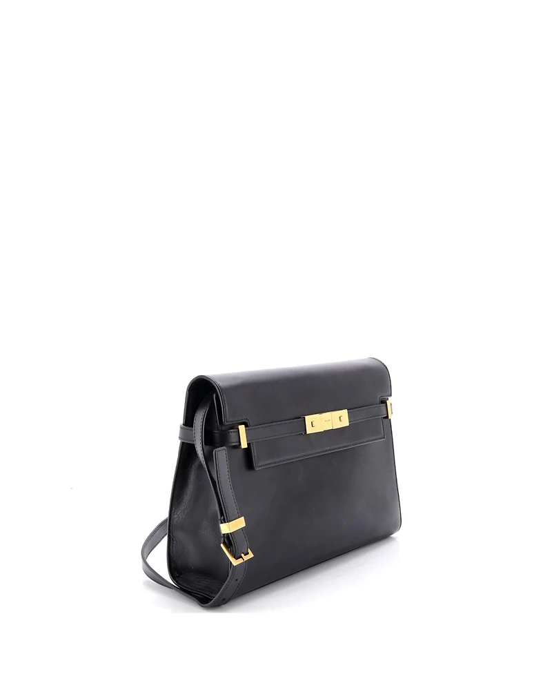 Pre-Owned Saint Laurent Medium Manhattan Shoulder Bag Leather
