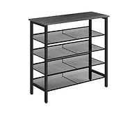 Slickblue Entryway 5-Tier Shoe Rack with Adjustable Shelf Holds 16 Shoes