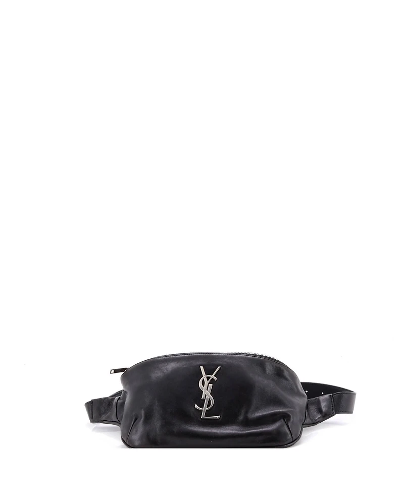 Pre-Owned Saint Laurent Classic Monogram Belt Bag Leather