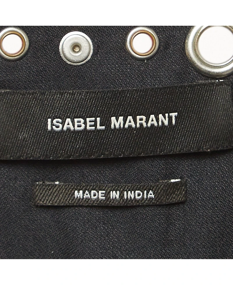 Pre-Owned Isabel Marant Women's Embellished Silk Tie-Up Dress
