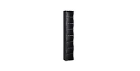 flynama Ultra-Thin 8-Tier Wavy Edge Combined Bookshelf Adjustable Partition Waterproof Mdf Storage Display Shelf