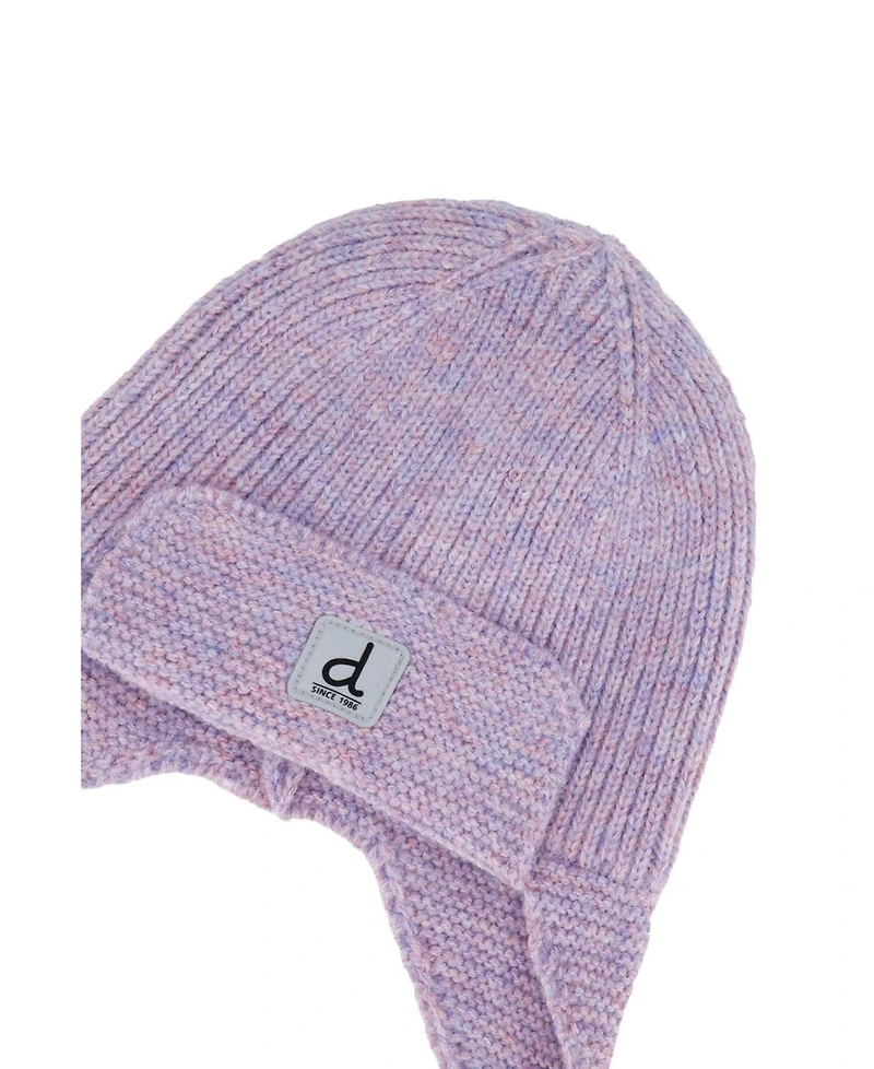Deux par Baby Girls (3M-24 M) Winter Knit Hat with Ear Flaps and Strings