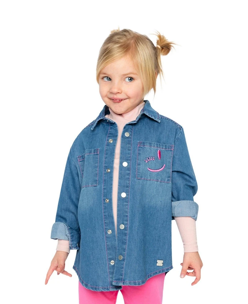 Deux par Toddler Girl (2T-5T) Denim Shirt