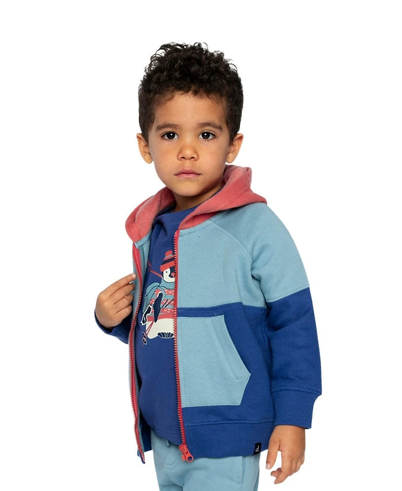 Deux par Toddler Boys (2T - 5T) Full Zip Hooded Fleece Hoodies