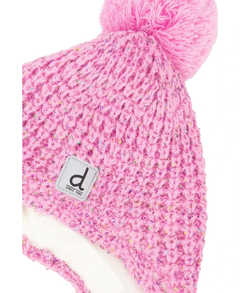 Deux par Deux Toddler Girl (2Y - 4Y) Winter Peruvian Knit Hat