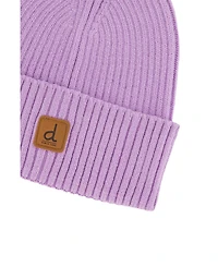 Deux par Deux Toddler Girl 2 - 4 Ribbed Knit Hat Lavender