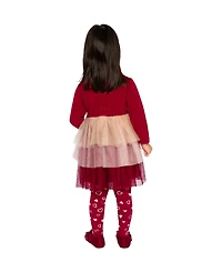 Deux par Little and Big Girl's (6-8) Bi-Material Dress with Glittering Skirt