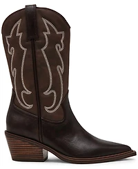 Dv Dolce Vita Women's Given Contrast Stitch Cowboy Boots