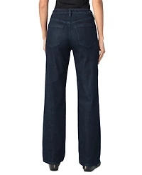 Liverpool Los Angeles Women's Side Stitch Detail Mid-Rise Straight Jeans