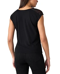 Liverpool Los Angeles Women's Sleeveless Cowl Neck Knit Top