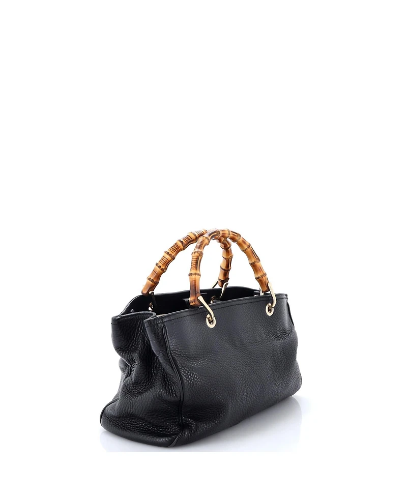 Pre-Owned Gucci Bamboo Shopper Tote Leather