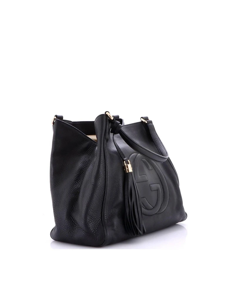 Pre-Owned Gucci Medium Soho Shoulder Bag Leather