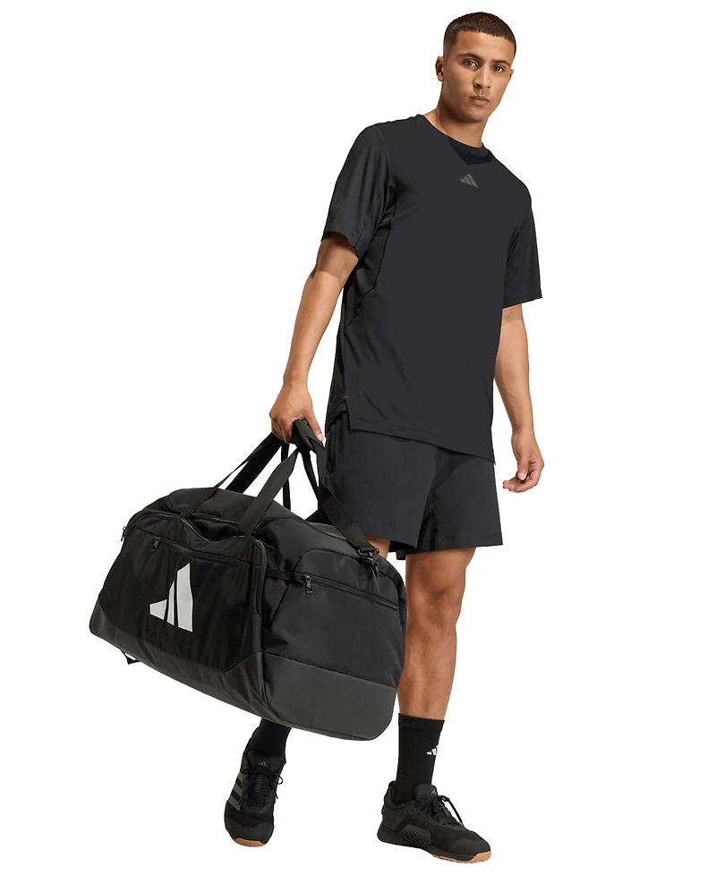 adidas Men's D4T Prime Lift 3-Stripes Crewneck T-Shirt