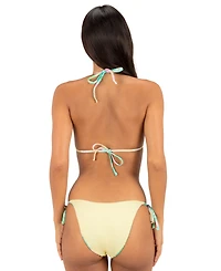 Hurley Women's Tie-Back Tie-Side Skimpy Bikini Bottom