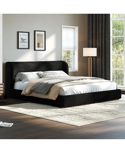 Streamdale Furniture Low-Profile Upholstered Platform Bed