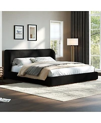 Streamdale Furniture Low-Profile Upholstered Platform Bed