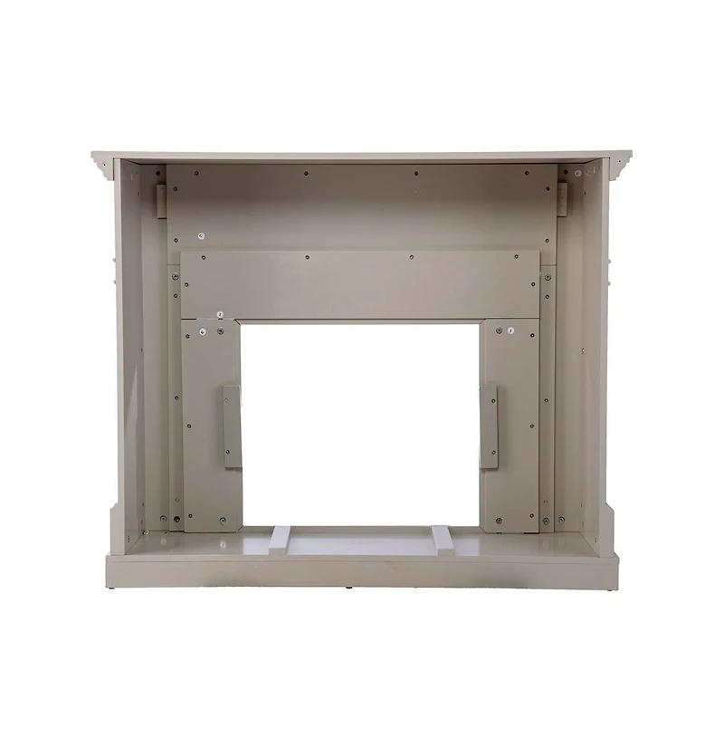 Augusta Home Birkover Fireplace with Marble Surround