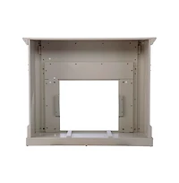 Augusta Home Birkover Fireplace with Marble Surround