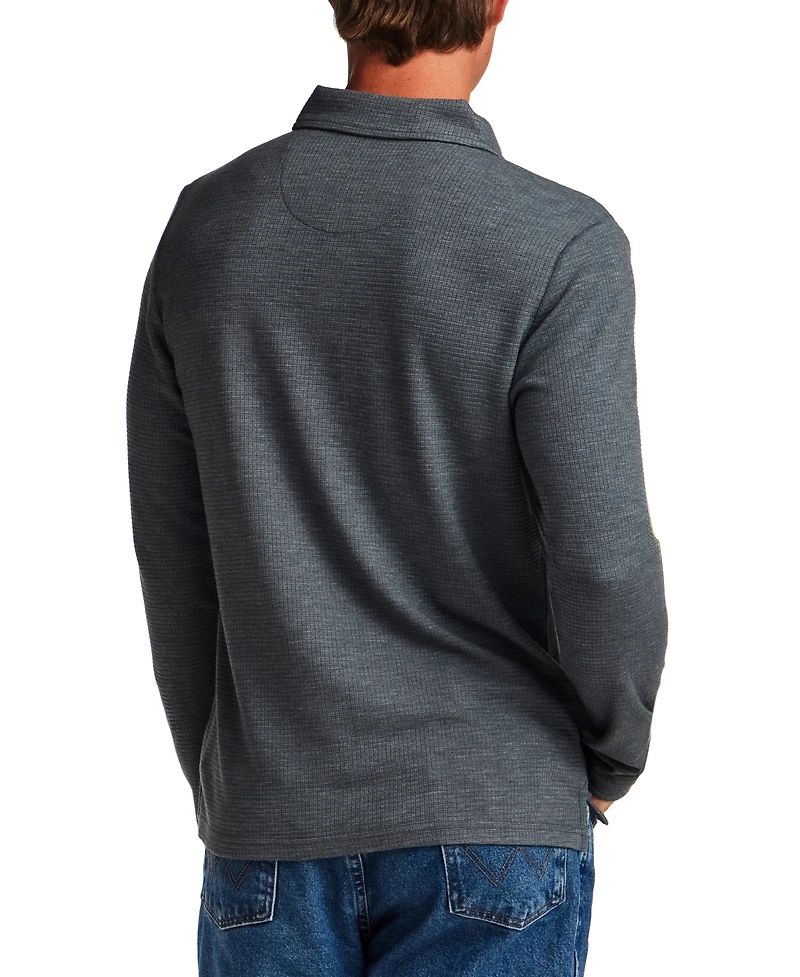 Weatherproof Vintage Men's Stretch Waffle Polo Shirt