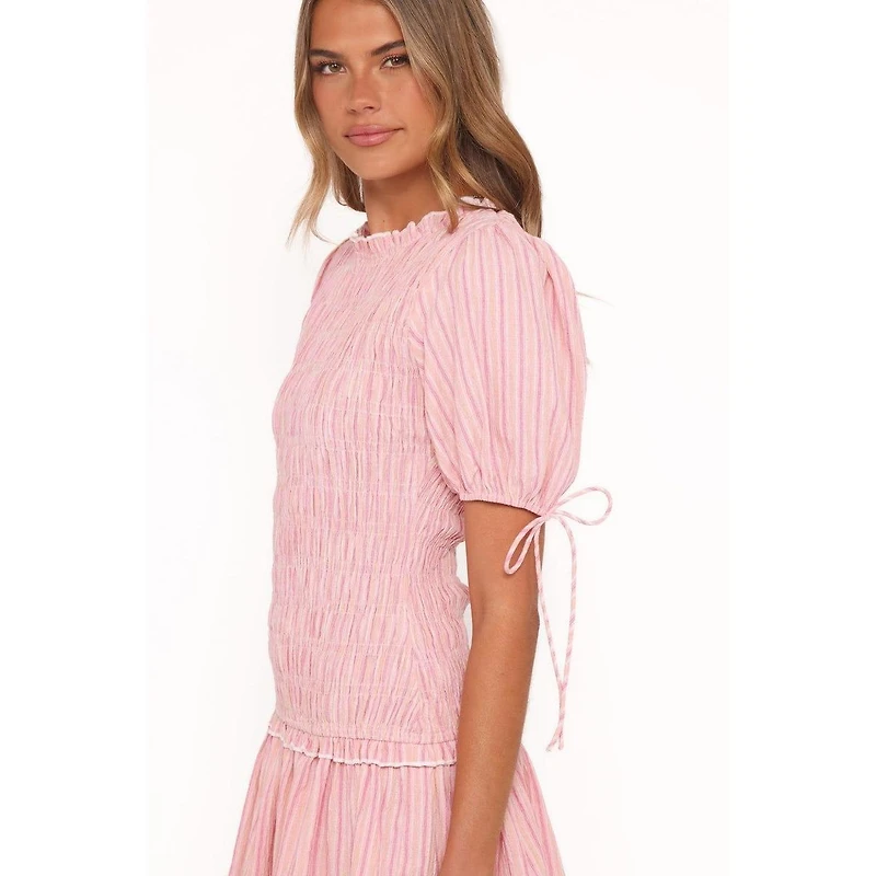Petal and Pup Women's Kaelyn Gather Mini Dress