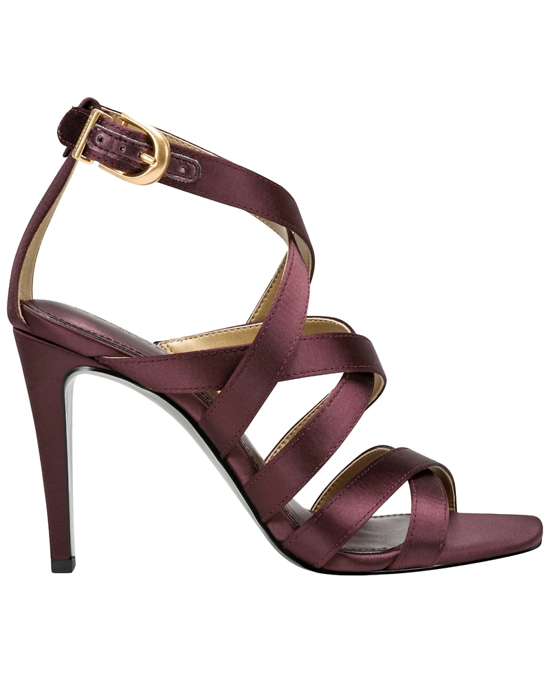 Donna Karan New York Women's Briarrose Multi Strap Square Toe Sandals
