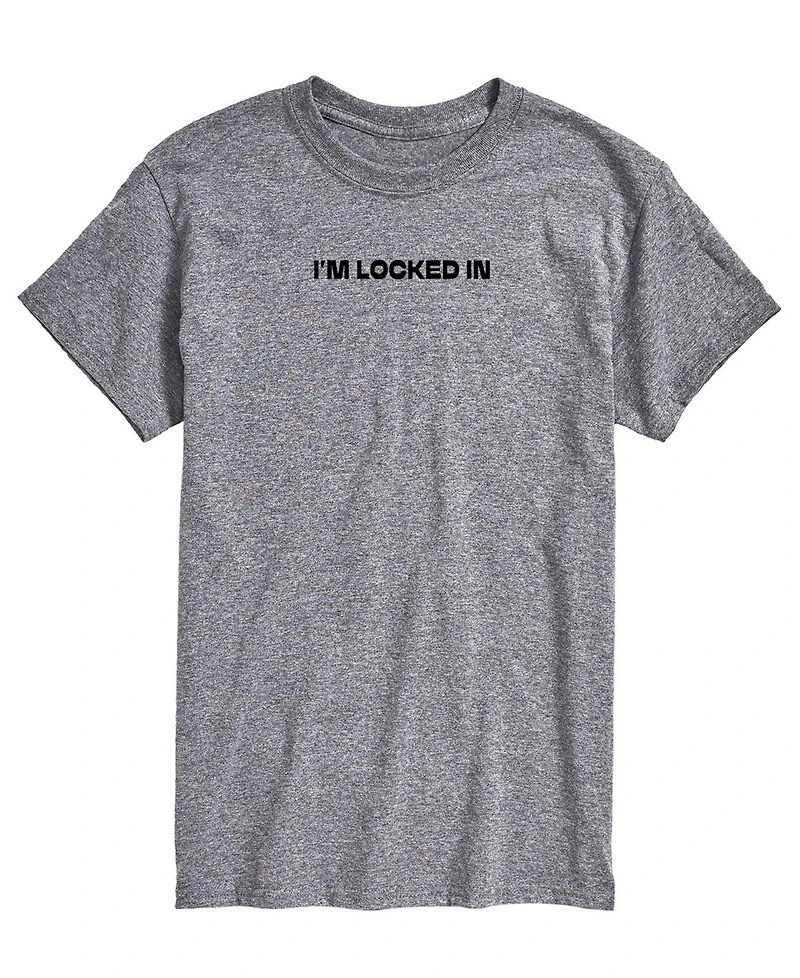 Airwaves Men's Im Locked Short-Sleeve Graphic T-Shirt