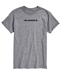 Airwaves Men's Im Locked Short-Sleeve Graphic T-Shirt