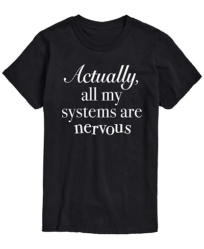 Airwaves Men's All Systems Nervous Short-Sleeve Graphic T-Shirt